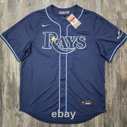 2022 Nike Tampa Bay Rays Jersey Away Jersey Blue Wander Franco