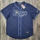 2022 Nike Tampa Bay Rays Jersey Away Jersey Blue Wander Franco