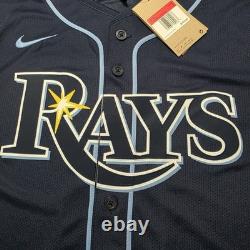 2022 Nike Tampa Bay Rays Jersey Away Jersey Blue Wander Franco