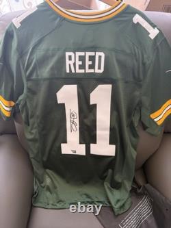 2025 Jaydon Reed Green Bay Packers #11 Green Home Jersey Size- L NWT