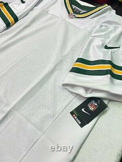 $250 Nike NFL Green Bay Packers Blank Football Jersey Men's Sz 44 Authentic