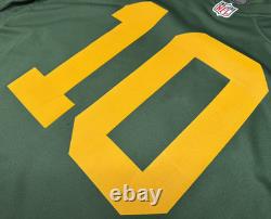 2XL Jordan Love #10 Nike Game Jersey Color Rush Green Bay Packers Authentic