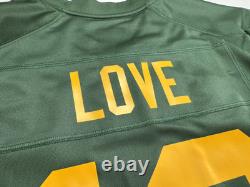 2XL Jordan Love #10 Nike Game Jersey Color Rush Green Bay Packers Authentic
