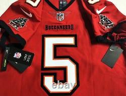 $300-pro-44 No Name # 5 Tampa Bay Buccaneers Sleeve Authentic NFL Nike Jersey
