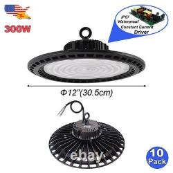 300W High Bay Led Shop Lights 10 Pack 30000 Lumens Industrial Commercial Garage