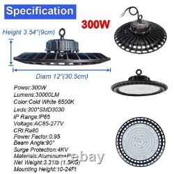300W High Bay Led Shop Lights 10 Pack 30000 Lumens Industrial Commercial Garage