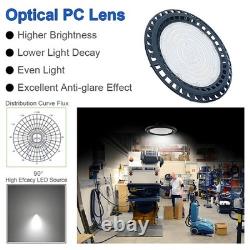 300W LED UFO High Bay Shop Light 10 Pack Factory High Ceiling Lighting 30000 Lms