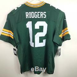 $325 NEW Nike Green Bay Packers Elite On-Field Jersey Aaron Rodgers Size 56 3XL