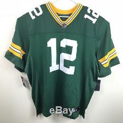 $325 NEW Nike Green Bay Packers Elite On-Field Jersey Aaron Rodgers Size 56 3XL