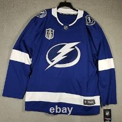 3XL-Tampa Bay Lightning Blue Breakaway Jersey Blank Mens Fanatics Stanley Cup