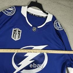 3XL-Tampa Bay Lightning Blue Breakaway Jersey Blank Mens Fanatics Stanley Cup