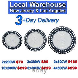 4 Pack 500W Garage Led Lights Warehouse Factory Commercial Lights 50000Lm 6500K