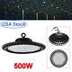 4 Pack 500w Ufo Led High Bay Light Garage Industrial Commercial Warehouse Lamp