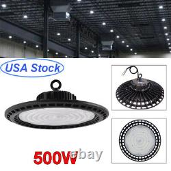 4Pack 500W UFO LED High Bay Light Shop Light Warehouse Commercial Lighting Lamp