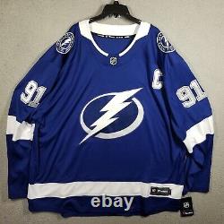 4XL- Steven Stamkos Breakaway Jersey Tampa Bay Lighting Hockey Fanatics Blue NEW