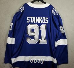 4XL- Steven Stamkos Breakaway Jersey Tampa Bay Lighting Hockey Fanatics Blue NEW