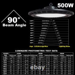 500 Watt High Bay Lights Industrial Factory Warehouse Shop Commercial UFO Light