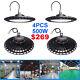 500w Ufo Led High Bay Light Factory Warehouse Industrial Commercial Lighting 4pc