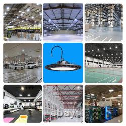 500W UFO LED High Bay Light Factory Warehouse Industrial Commercial Lighting 4PC