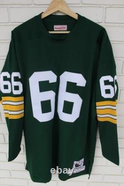 66 Green Bay Packers Nitschke jersey Mitchell Ness Jurgella Collection Size 48