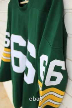 66 Green Bay Packers Nitschke jersey Mitchell Ness Jurgella Collection Size 48