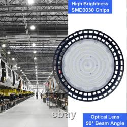 8 Pack 300 W UFO Shop Light Industrial Commercial High Bay Led Lights 30000 Lm