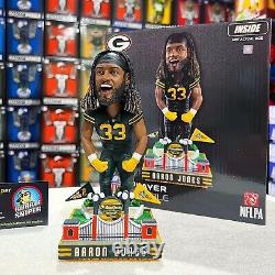 AARON JONES Green Bay Packers 1950 Classic Jersey NFL Exclusive Bobblehead