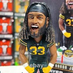 AARON JONES Green Bay Packers 1950 Classic Jersey NFL Exclusive Bobblehead