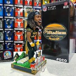 AARON JONES Green Bay Packers 1950 Classic Jersey NFL Exclusive Bobblehead