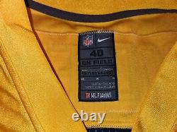 AARON RODGERS #12 GREEN BAY PACKERS Nike Elite THROWBACK Football Jersey 40 NWT