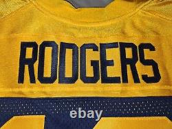 AARON RODGERS #12 GREEN BAY PACKERS Nike Elite THROWBACK Football Jersey 40 NWT