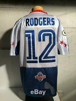 AARON RODGERS Green Bay Packers 2010 Pro Bowl SEWN Jersey Size 50 NEW WITH TAGS