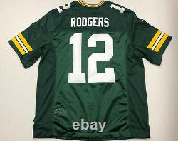 AARON RODGERS Green Bay Packers Nike LIMITED Home Jersey Stitched Large
