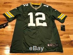 AARON RODGERS Green Bay Packers Nike LIMITED Home Jersey Stitched MEDIUM ($150)