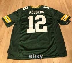 AARON RODGERS Green Bay Packers Nike LIMITED Home Jersey Stitched XL ($150)