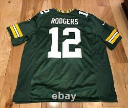 AARON RODGERS Green Bay Packers Nike LIMITED Home Jersey Stitched XL ($160)