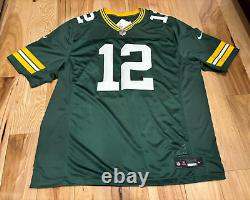 AARON RODGERS Green Bay Packers Nike Vapor Limited Home Jersey Men's XXL NWT