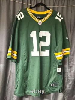 AARON RODGERS Green Bay Packers Nike Vapor Limited Home Jersey Men's XXL NWT
