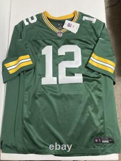 AARON RODGERS Green Bay Packers Nike Vapor Limited Home Jersey Men's XXL NWT