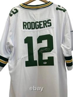 AARON RODGERS Jersey Autographed GREEN BAY PACKERS BAS COA
