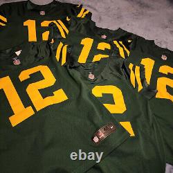 AARON RODGERS NIKE ELITE NFL Jersey Green Bay Packers 50s CLASSIC MVP Size 44