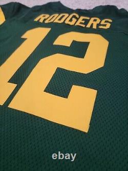 AARON RODGERS NIKE ELITE NFL Jersey Green Bay Packers 50s CLASSIC MVP Size 48 XL