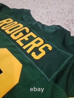 AARON RODGERS NIKE ELITE NFL Jersey Green Bay Packers 50s CLASSIC MVP Size 48 XL