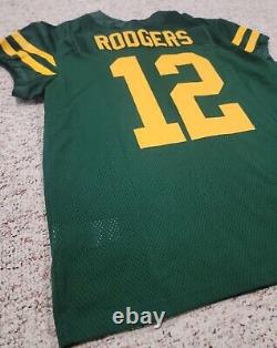 AARON RODGERS NIKE ELITE NFL Jersey Green Bay Packers 50s CLASSIC MVP Size 48 XL