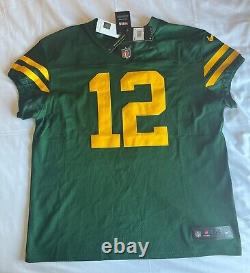 AARON RODGERS NIKE ELITE NFL Jersey Green Bay Packers 50s CLASSIC MVP Size-52