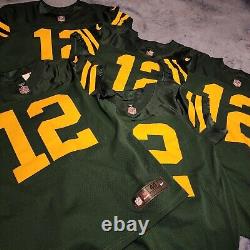 AARON RODGERS NIKE ELITE NFL Jersey Green Bay Packers 50s CLASSIC uniform MVP