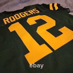 AARON RODGERS NIKE ELITE NFL Jersey Green Bay Packers 50s CLASSIC uniform MVP