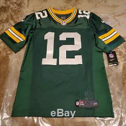 AARON RODGERS NIKE ELITE size 40 NFL Jersey Green Bay Packers Titletown MVP