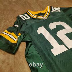 AARON RODGERS NIKE ELITE size 44 NFL Jersey Green Bay Packers Titletown MVP