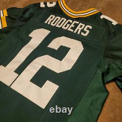 AARON RODGERS NIKE ELITE size 44 NFL Jersey Green Bay Packers Titletown MVP